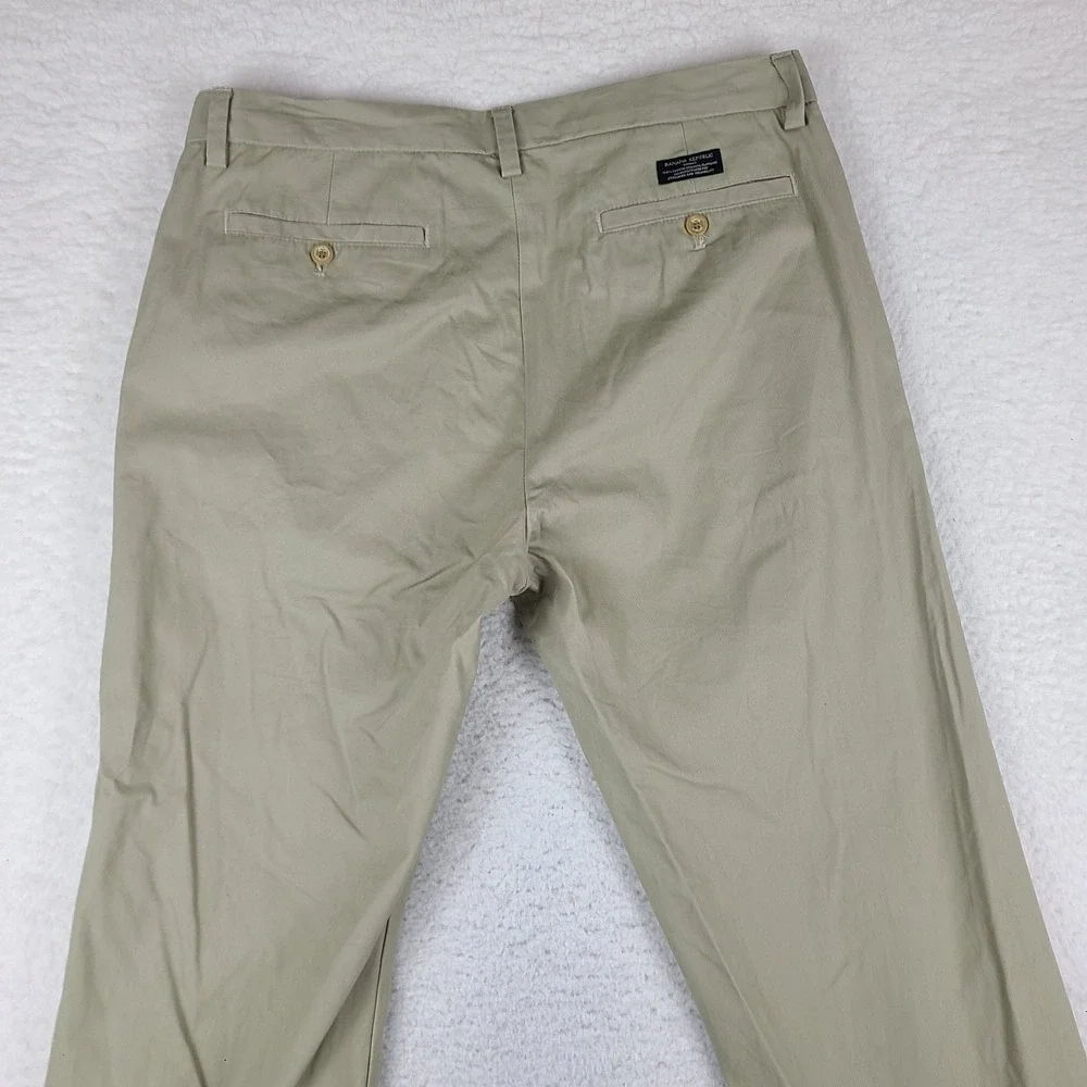 Banana Republic Pants Mens 35x34 Beige Emerson Chino Straight Leg Cotton